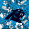 NFL Carolina Panthers Tropical Print PS5 Pro Console Skin